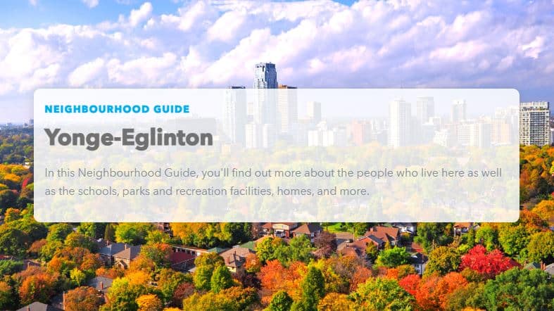Best Neighbourhoods in Toronto Yonge Eglinton